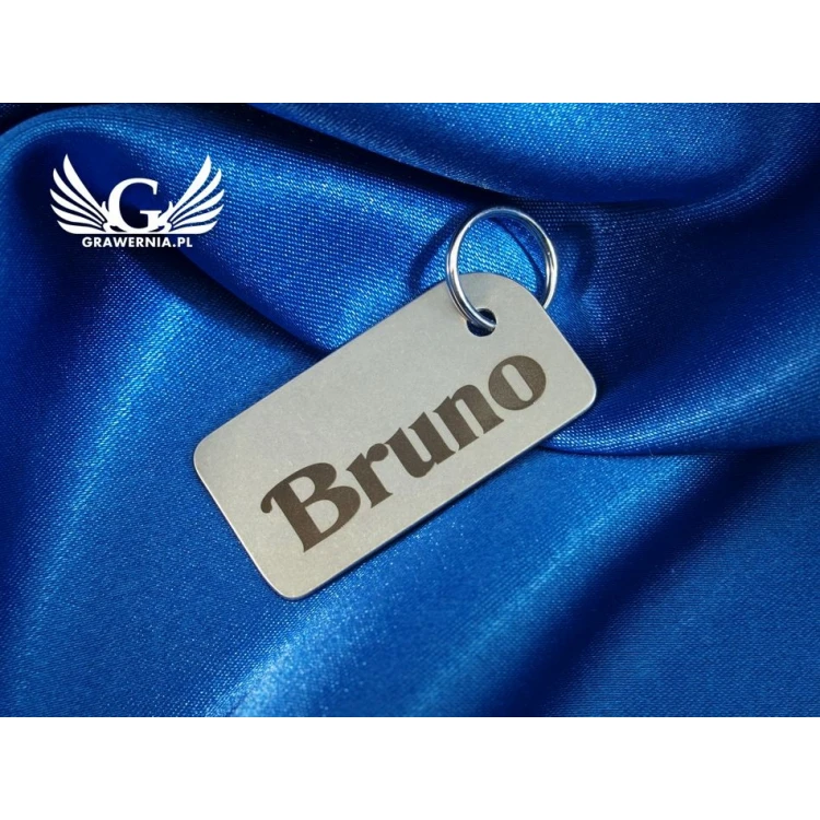 Steel Pet Tag - B2 - Double-Sided Engraved