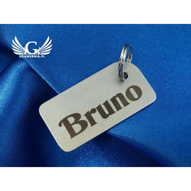 Steel Pet Tag - B2 - Double-Sided Engraved