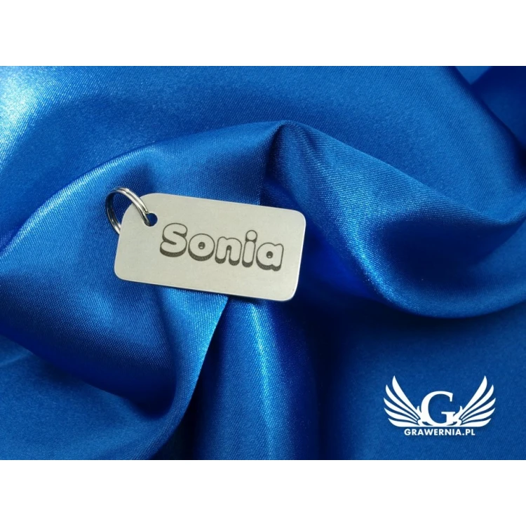 Steel Pet Tag - B2 - Double-Sided Engraved