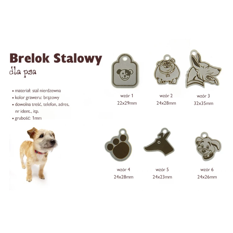 Steel Dog Tag - BDZ012