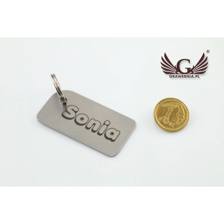 Steel Pet Tag - B2 - Double-Sided Engraved