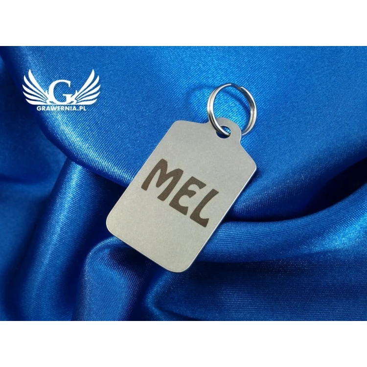 Steel Pet Tag - B1 - Double-Sided Engraved