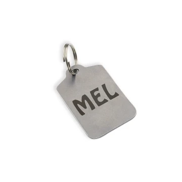 Steel Pet Tag - B1 - Double-Sided Engraved