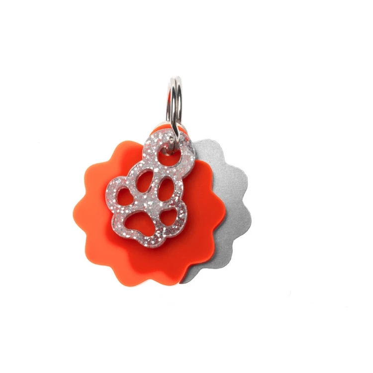 ID Tag - Premium Keyring for Dog and Cat with Your Engraving - BDZ023