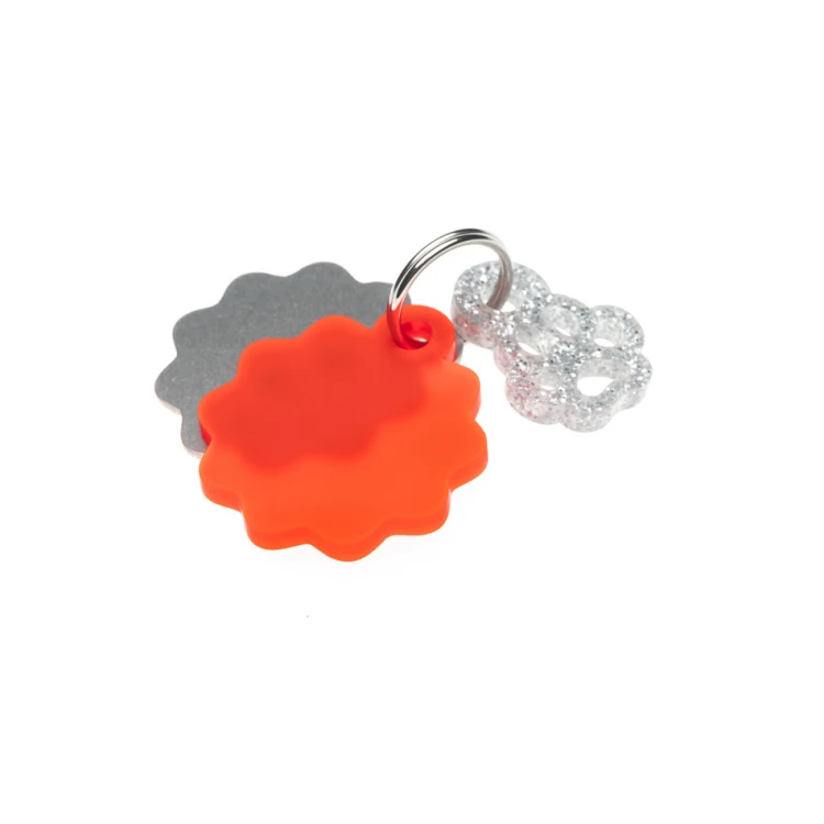 ID Tag - Premium Keyring for Dog and Cat with Your Engraving - BDZ023