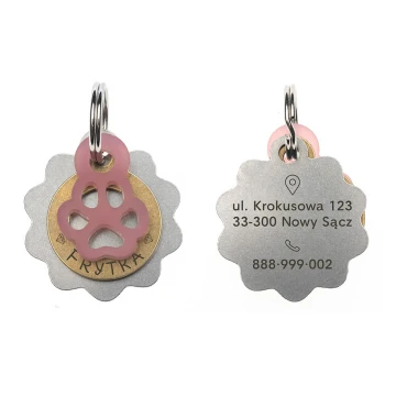 ID Tag - Premium Keychain for Dog and Cat with Your Engraving - BDZ024