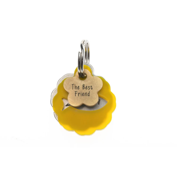 ID Tag - Premium Keychain for Dog and Cat with Your Engraving - BDZ025