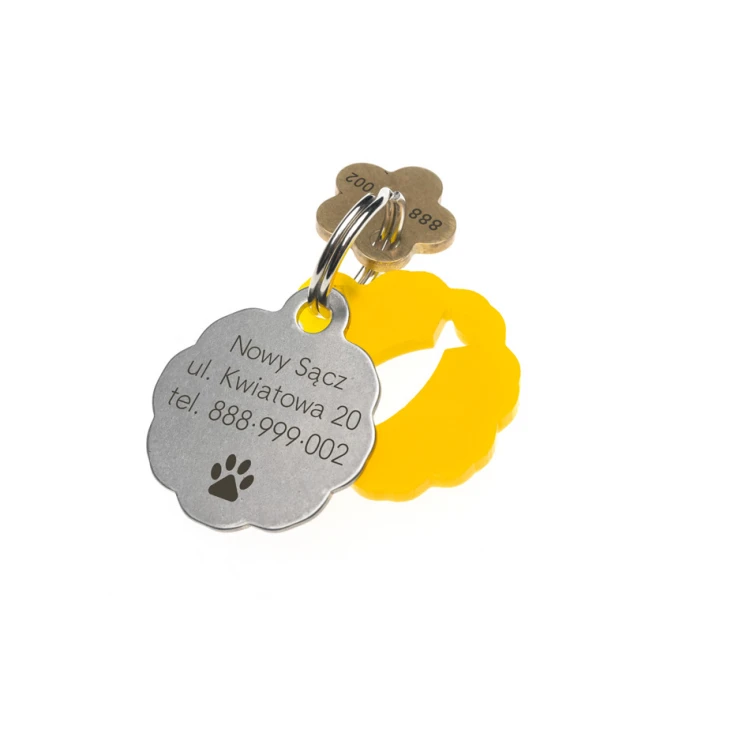 ID Tag - Premium Keychain for Dog and Cat with Your Engraving - BDZ025