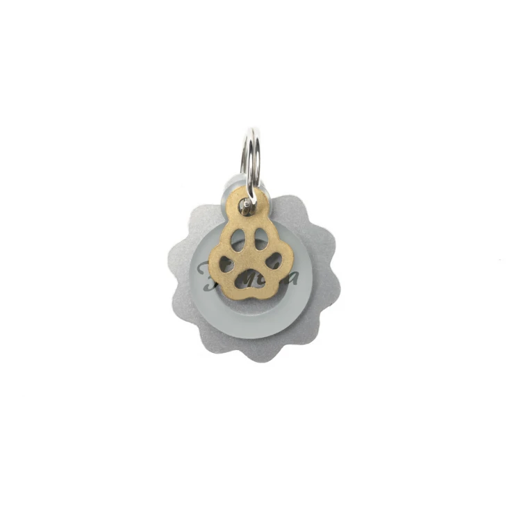 ID Tag - Premium Keyring for Dog and Cat with Your Engraving - BDZ026