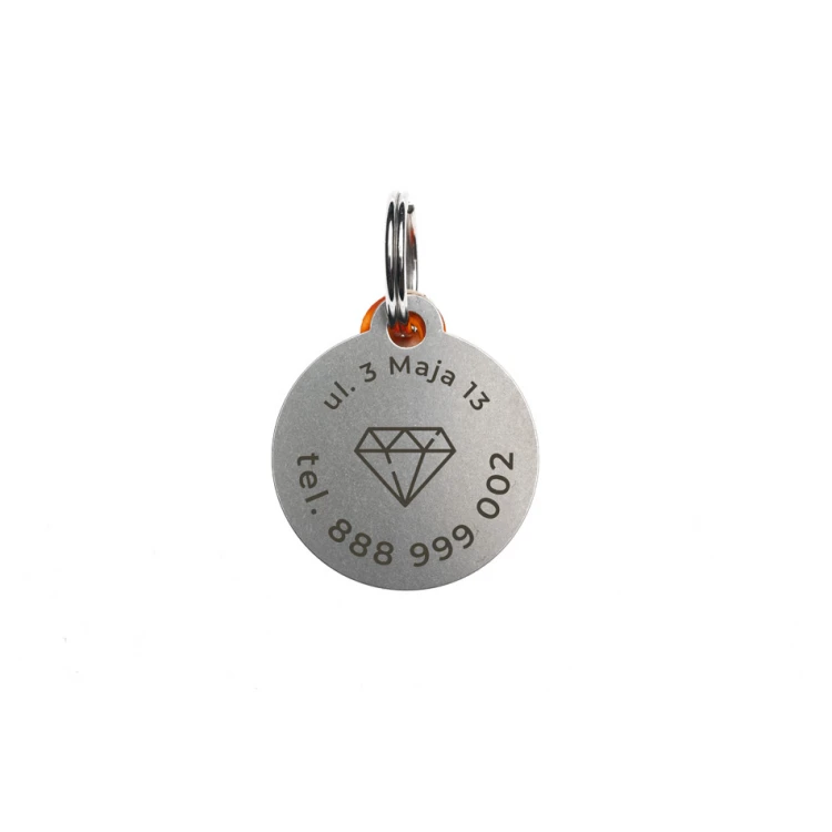 ID Tag - Premium Keychain for Dog and Cat with Your Engraving - BDZ027