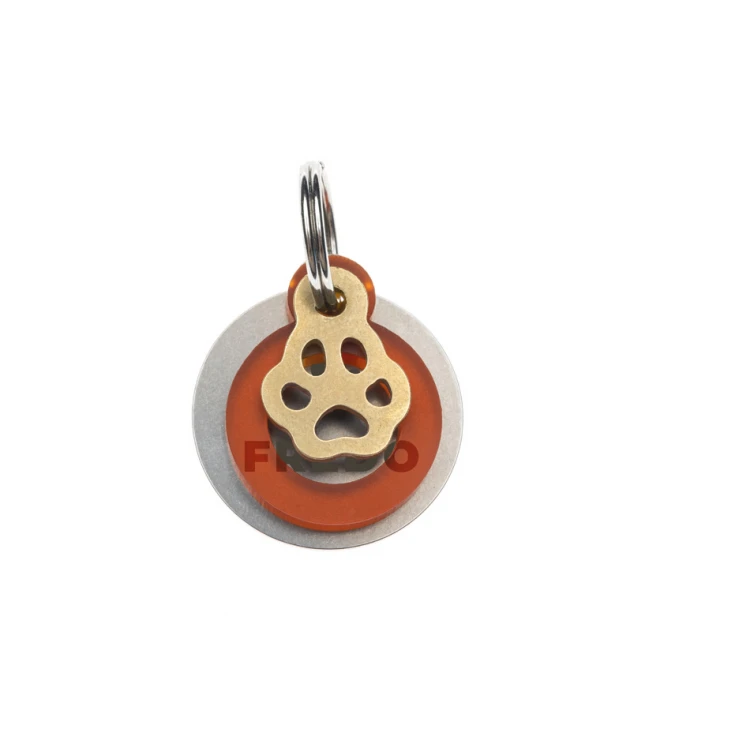 ID Tag - Premium Keychain for Dog and Cat with Your Engraving - BDZ027