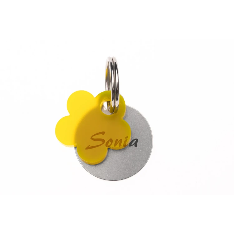 ID Tag - Premium Keychain for Dog and Cat with Your Engraving - BDZ044