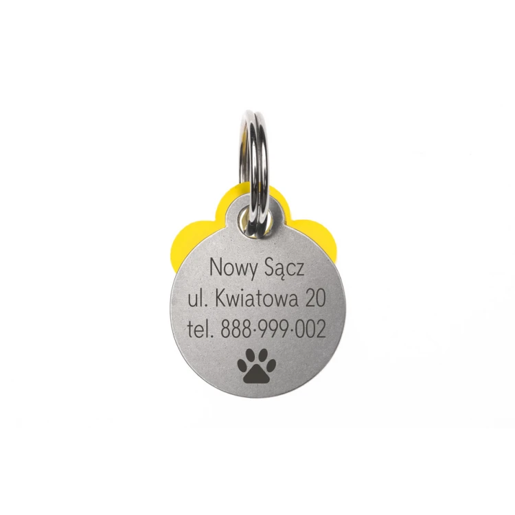 ID Tag - Premium Keychain for Dog and Cat with Your Engraving - BDZ044