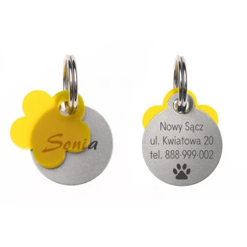 ID Tag - Premium Keychain for Dog and Cat with Your Engraving - BDZ044