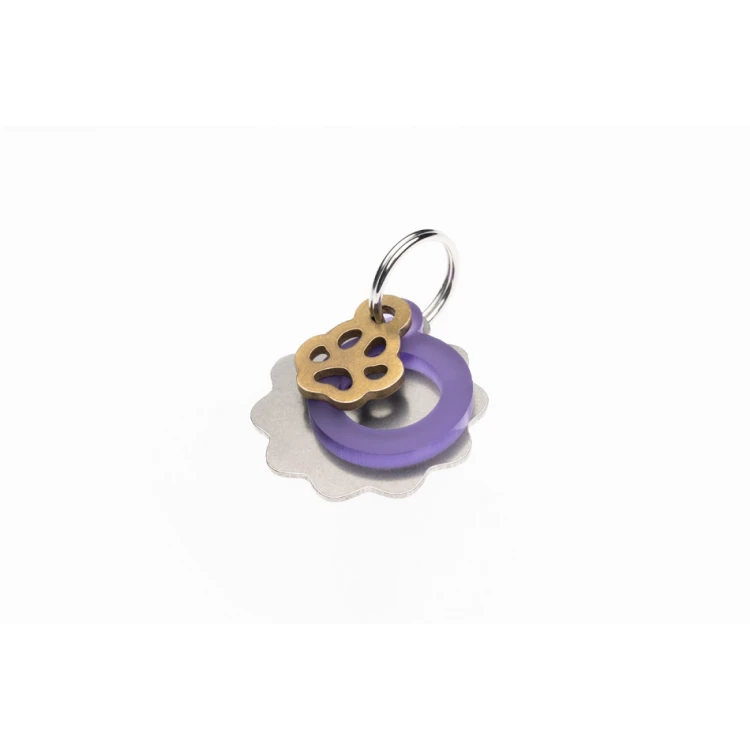 ID Tag - Premium Keyring for Dog and Cat with Your Engraving - BDZ045