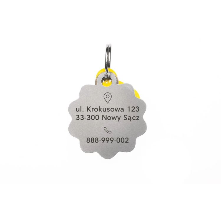 ID Tag - Premium Keychain for Dog and Cat with Your Engraving - BDZ048