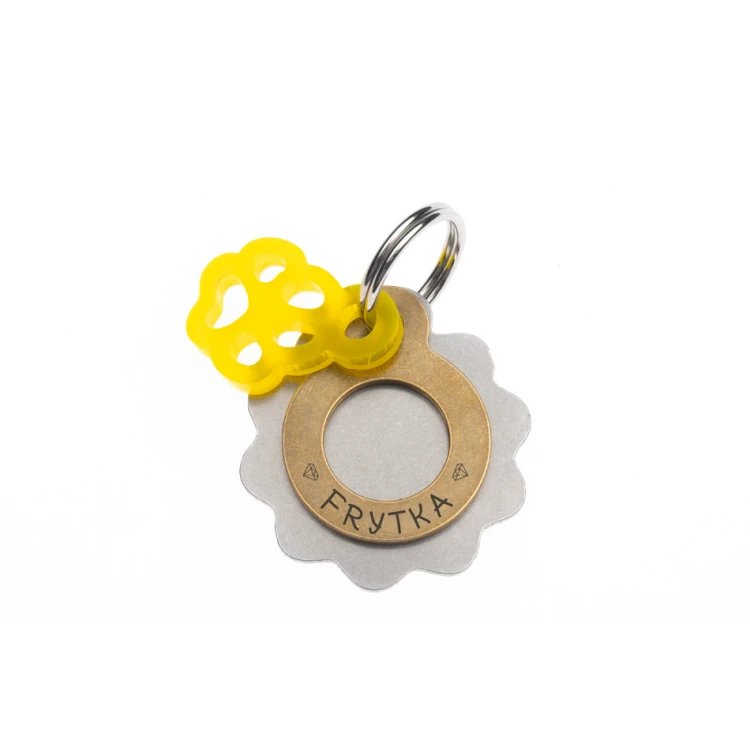 ID Tag - Premium Keychain for Dog and Cat with Your Engraving - BDZ048