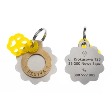 ID Tag - Premium Keychain for Dog and Cat with Your Engraving - BDZ048