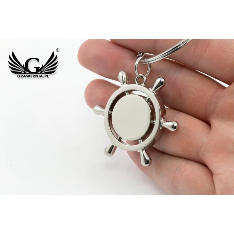NAUTICAL STAR KEYCHAIN - with your engraving - BP51