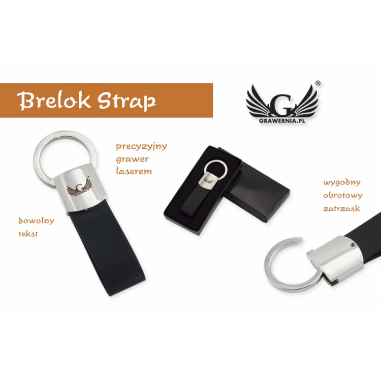 KEYCHAIN STRAP - with your engraving - BP54