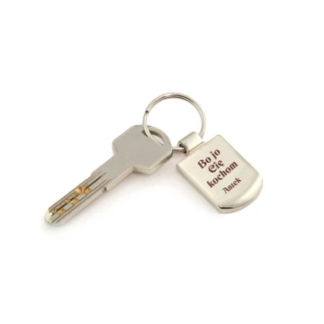 SHIELD KEYCHAIN - with your engraving - BP24