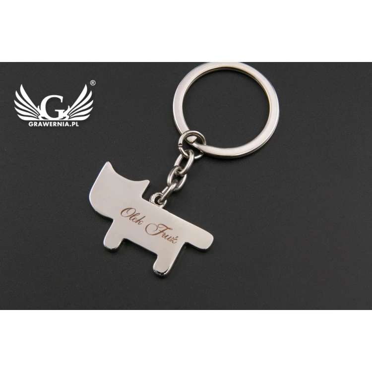 RAINBOW CAT KEYCHAIN with your engraving - BP64