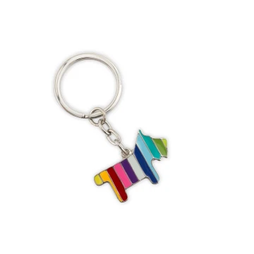 RAINBOW PUPPY KEYCHAIN with your engraving - BP101