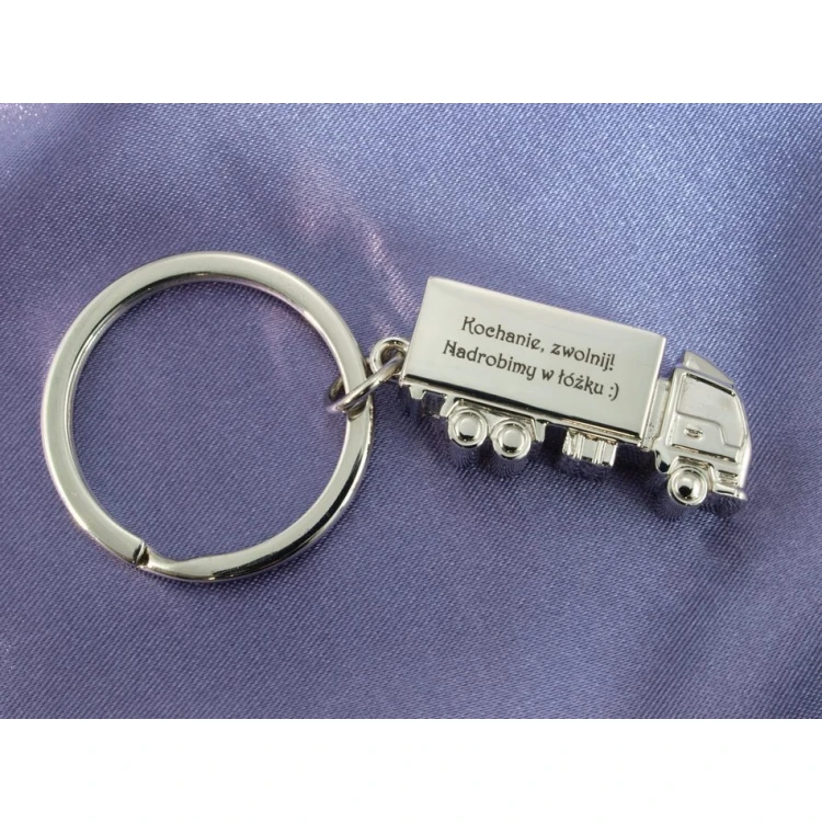 TIR 2 KEYCHAIN - metal with any engraving