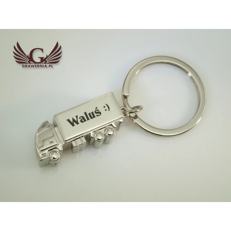 TIR 2 KEYCHAIN - metal with any engraving