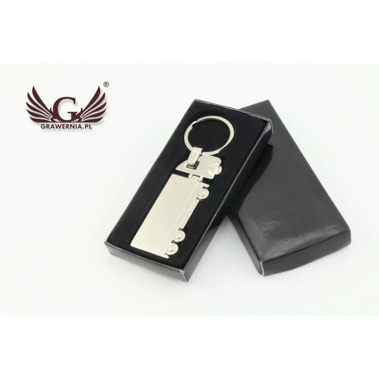 TRUCK KEYCHAIN - metal with any engraving - BP60