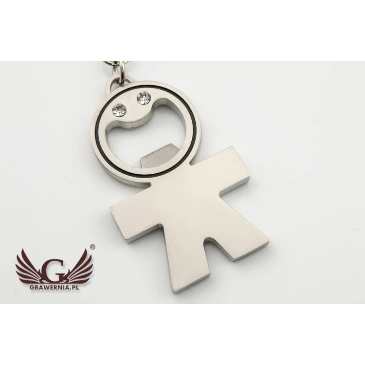 KEYCHAIN Cheerful Opener - with Your Engraving - BP47