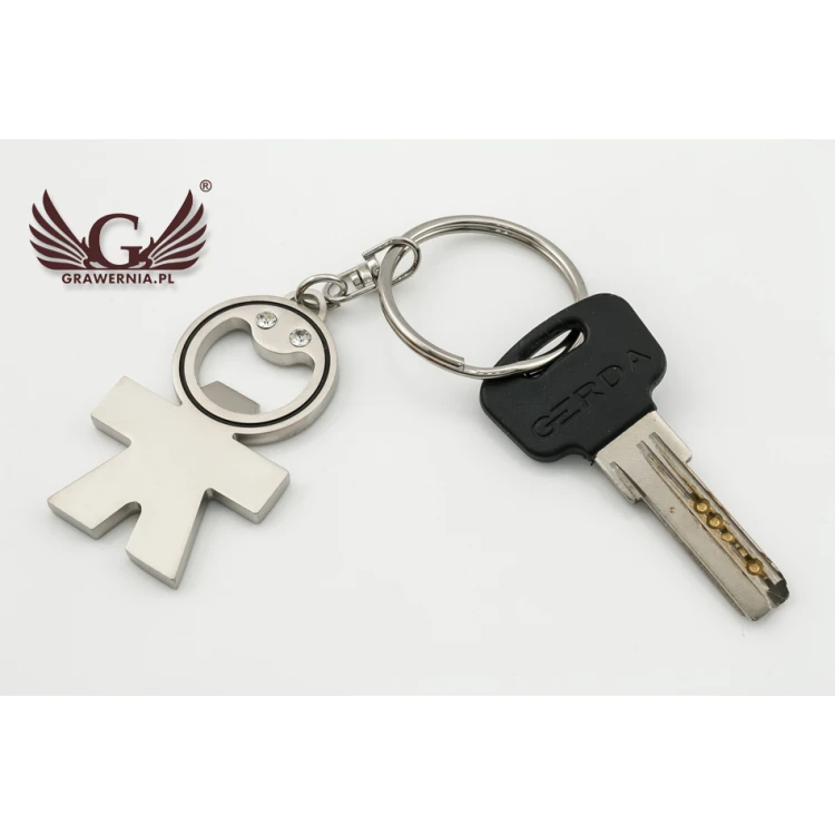 KEYCHAIN Cheerful Opener - with Your Engraving - BP47