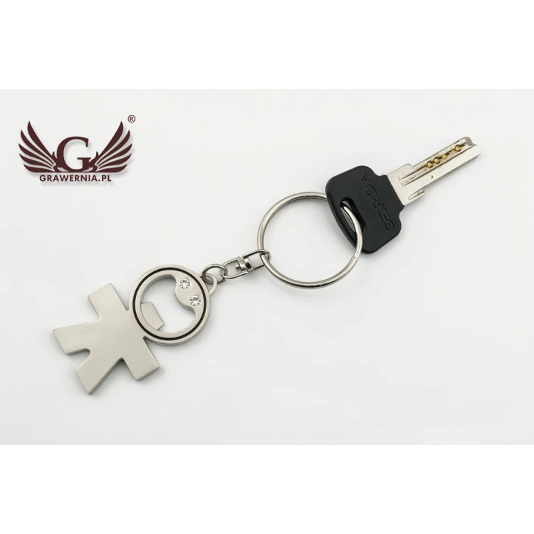 KEYCHAIN Cheerful Opener - with Your Engraving - BP47