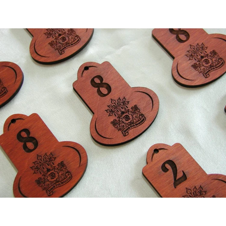 Wooden Keychain - DARK RETRO