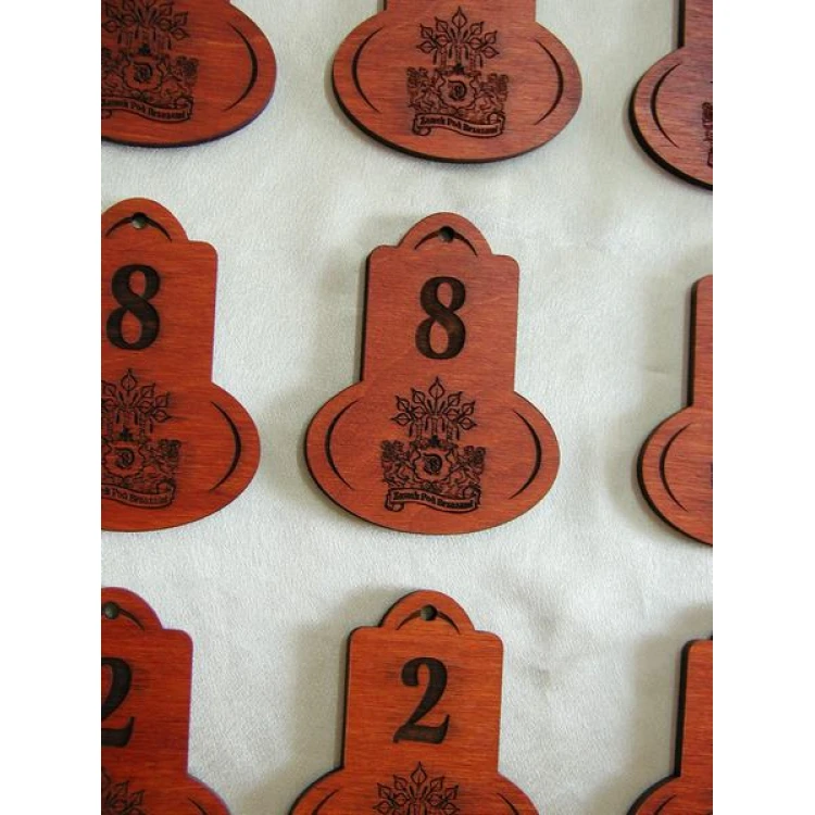 Wooden Keychain - DARK RETRO