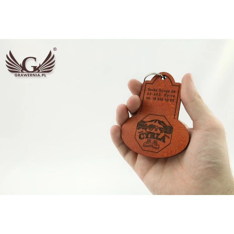 Wooden Keychain - DARK RETRO