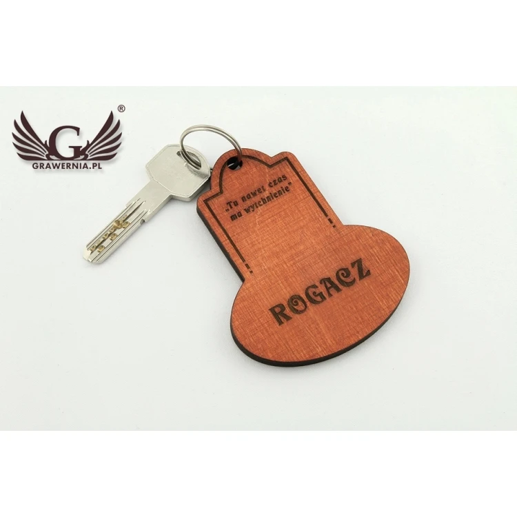 Wooden Keychain - DARK RETRO