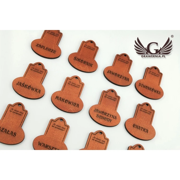 Wooden Keychain - DARK RETRO