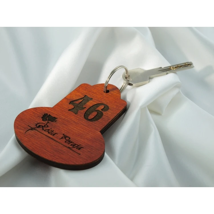 Wooden Keychain - DARK RETRO