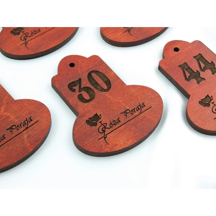 Wooden Keychain - DARK RETRO