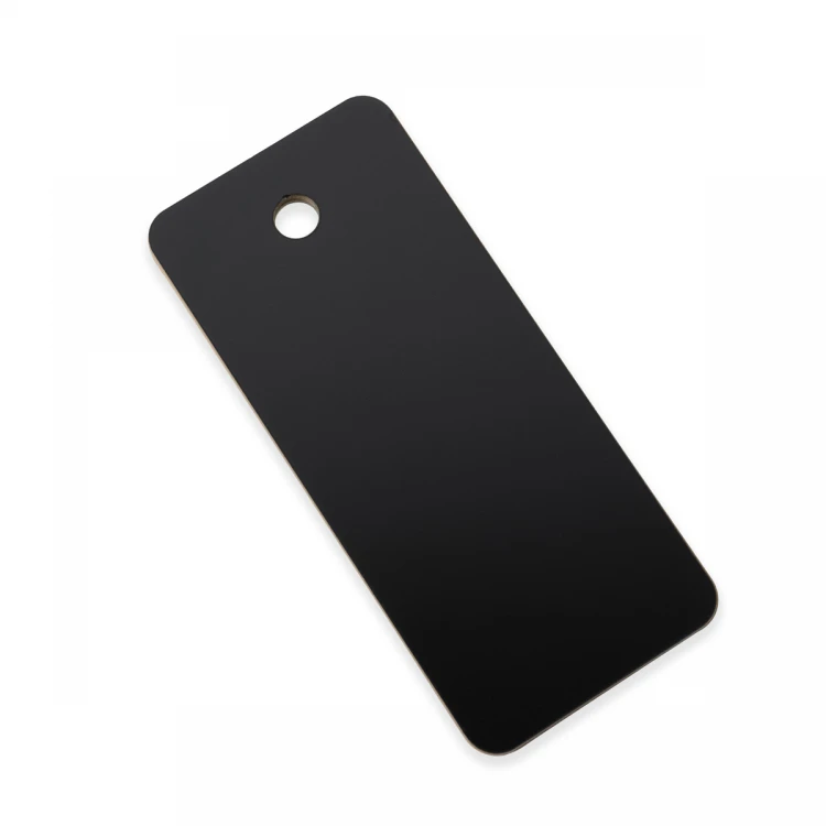 Engraving Laminate Keyring - BLACK & GOLD TOMBREL