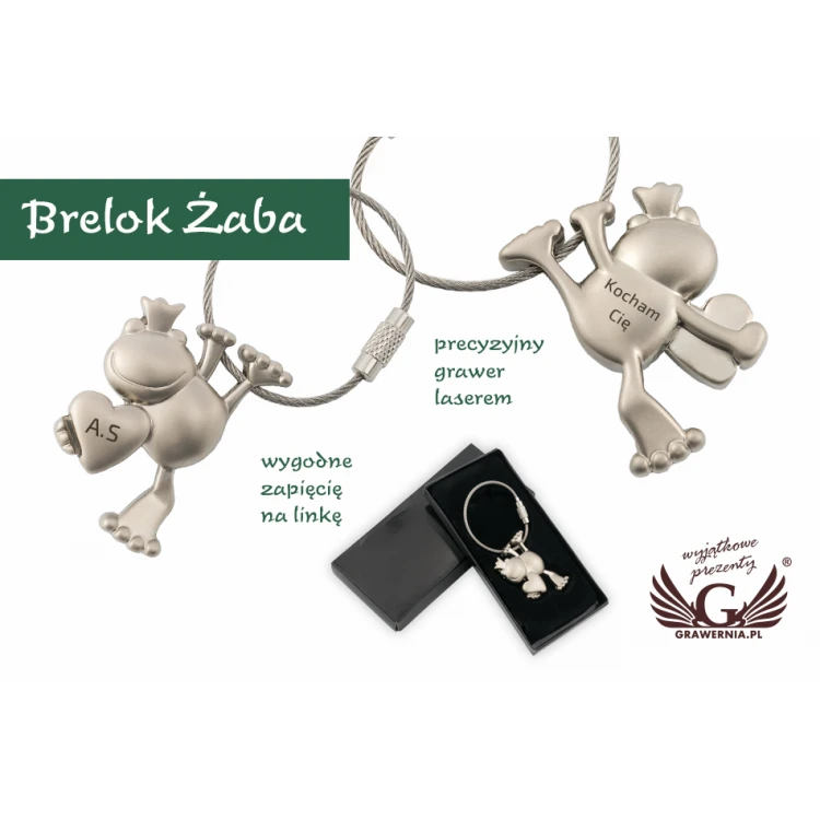 FROG Keyring - with Your Engraving - BP70