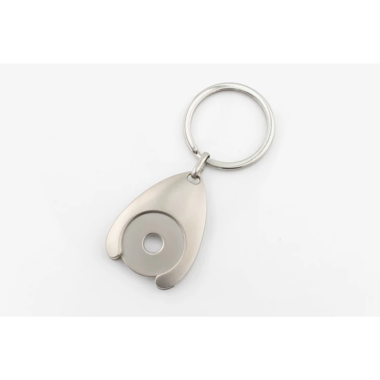 2 in 1 Token Keyring - Disk with Custom Engraving - BP131