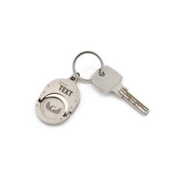 2 in 1 Token Keyring - Sado with Custom Engraving - BP132