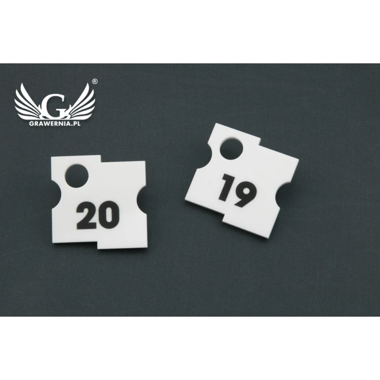 Acrylic Keychains - NOA - dimensions: 40x40mm - UV print - BA034