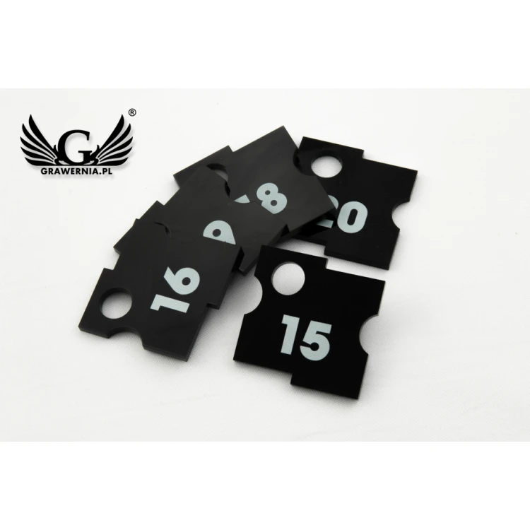 Acrylic Keychains - NOA - dimensions: 40x40mm - UV print - BA034