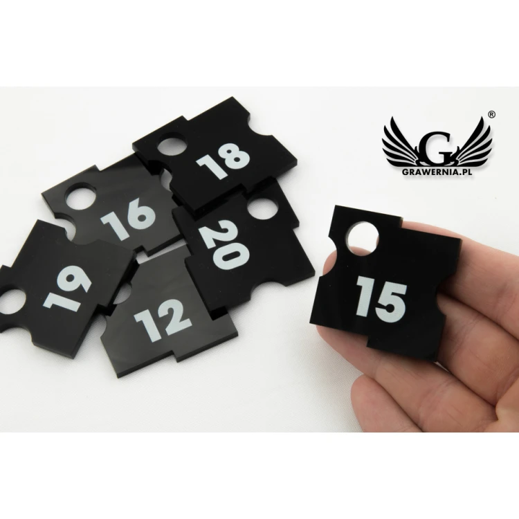 Acrylic Keychains - NOA - dimensions: 40x40mm - UV print - BA034