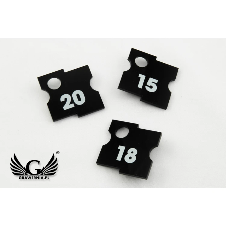 Acrylic Keychains - NOA - dimensions: 40x40mm - UV print - BA034