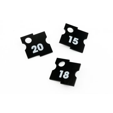 Acrylic Keychains - NOA - dimensions: 40x40mm - UV print - BA034