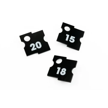 Acrylic Keychains - NOA - dimensions: 40x40mm - UV print - BA034